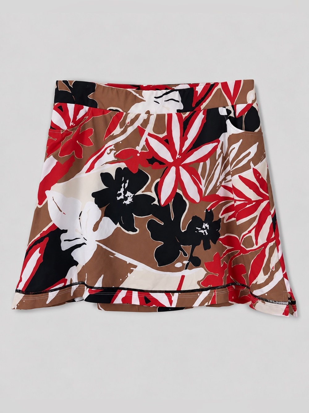 Weekends Chicos Tropical Floral Skort XXL Y2K Resort Athleisure